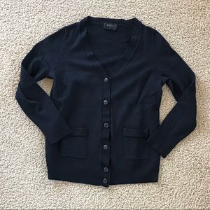 Barneys Nee York CO-OP L Navy Cardigan
